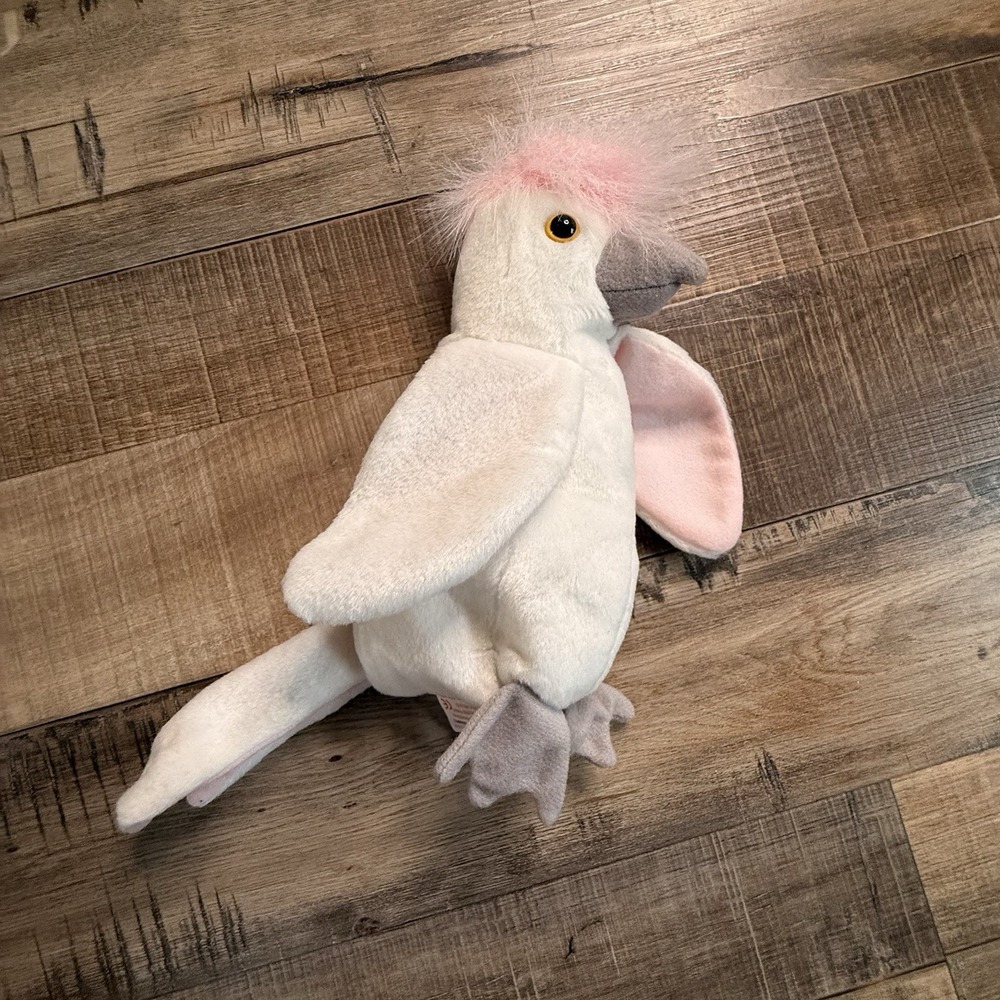 TY Beanie Baby - KUKU the Cockattoo‎ Bird